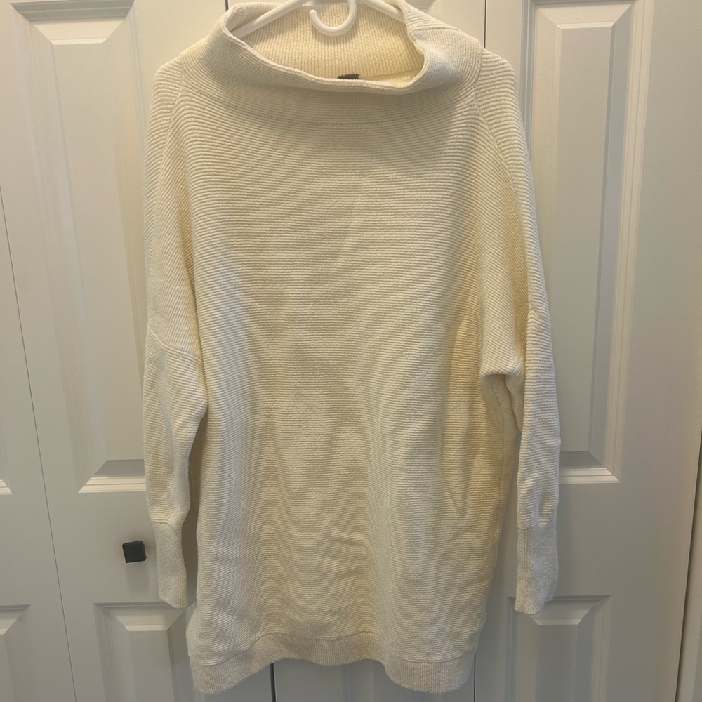 Free People Ivory Knit Pullover
